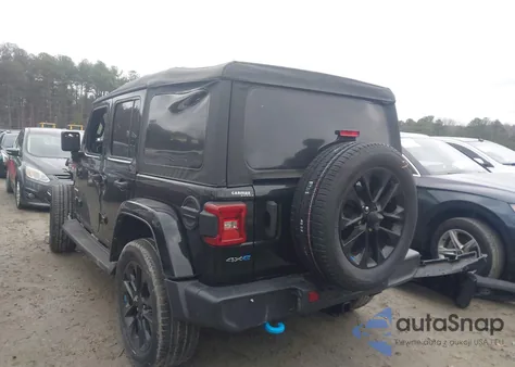 2022 Jeep Wrangler 4Xe Unlimited Sahara 4X4 from USA, damaged, VIN 1C4JJXP67NW198617